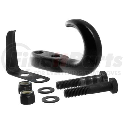 22411 by CURT MANUFACTURING - Tow Hook with Hardware (10;000 lbs.; Black)