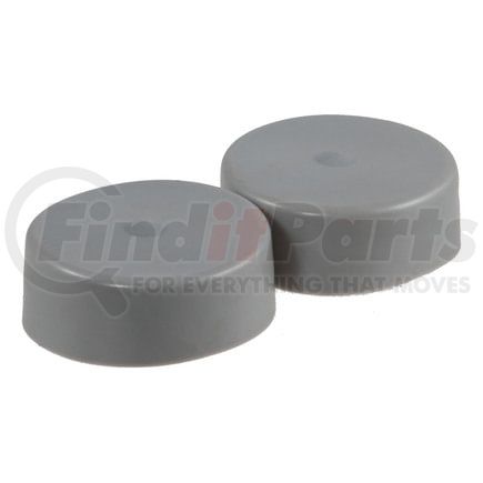 23244 by CURT MANUFACTURING - 2.44in. Bearing Protector Dust Covers (2-Pack)