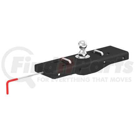 60619 by CURT MANUFACTURING - Double Lock EZr Gooseneck Hitch; 2-5/16in. Ball; 30K (Brackets Required)