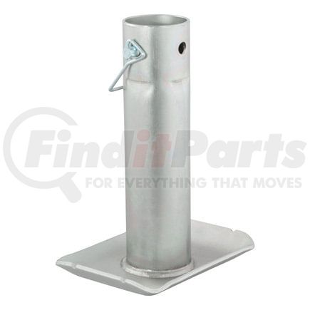 28275 by CURT MANUFACTURING - Pin-On Jack Foot (Fits 2in. Tube; 2;000 lbs; 8-1/2in. Height; Packaged)