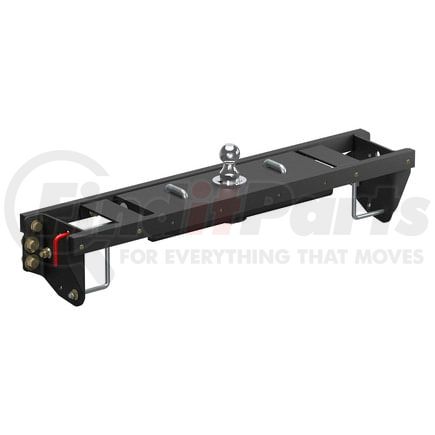 60690 by CURT MANUFACTURING - CURT 60690 Double Lock EZr Gooseneck Hitch; 2-5/16-In. Flip-Over Ball 25K; Fits