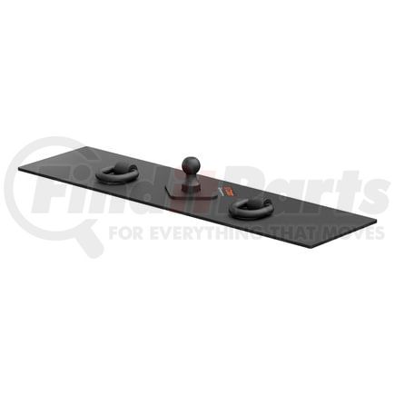 65500 by CURT MANUFACTURING - Over-Bed Flat Plate Gooseneck Hitch