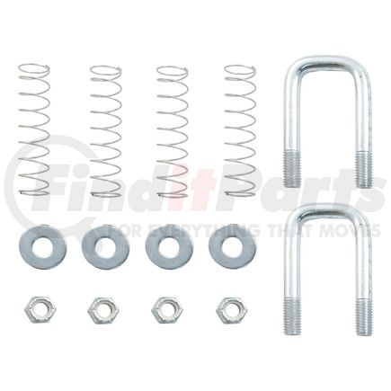 66113 by CURT MANUFACTURING - Gooseneck Safety Chain U-Bolt Kit