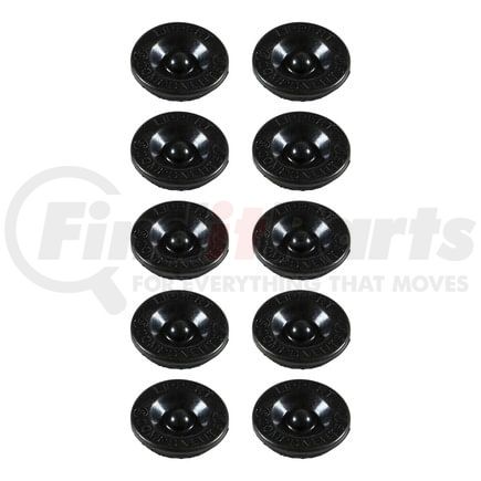 693722 by CURT MANUFACTURING - Universal Rubber Inserts for Axle Hub Dust Caps-2;000 to 8;000 lbs. (10-Pack)