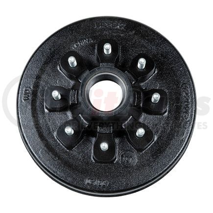 814212 by CURT MANUFACTURING - 12in. Brake Drum Hub Assembly for 7;000-lb. Axle-8 on 6.5in.; 1/2in. Stud (with