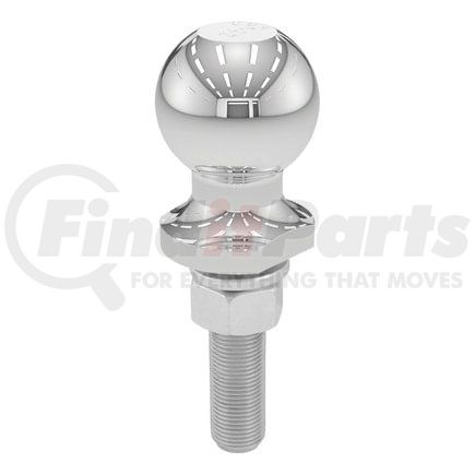 40073 by CURT MANUFACTURING - 2in. Trailer Ball (3/4in. x 3in. Shank; 3;500 lbs.; Chrome; Packaged)