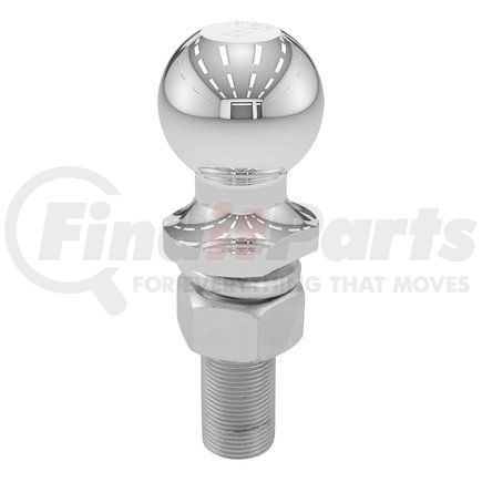 40074 by CURT MANUFACTURING - 2in. Trailer Ball (1in. x 3in. Shank; 6;000 lbs.; Chrome; Packaged)