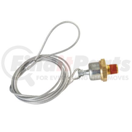 12105 by HALDEX - Air Brake Reservoir Drain Valve - Manual Drain Valve, With Cable, 60 in. Cable