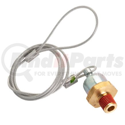 12103 by HALDEX - Air Brake Reservoir Drain Valve - Manual Drain Valve, With Cable, 36 in. Cable