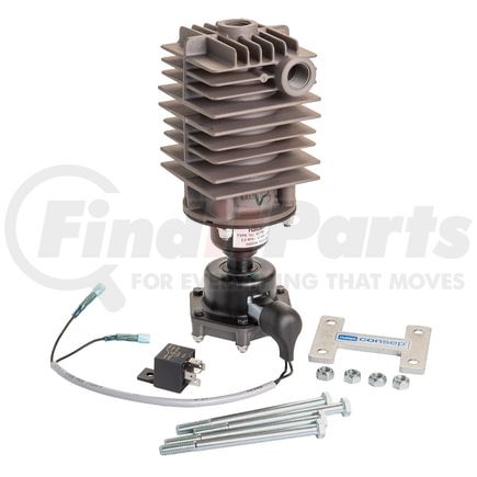 41210026 by HALDEX - Consep Condenser/Separator - 12V, 1 AMP, Vertical Mounting, 1.3cc/purge