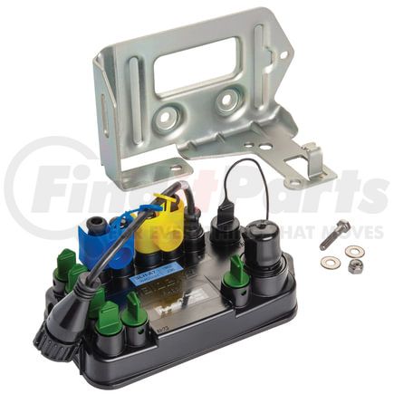 AL919353 by HALDEX - Trailer ABS Valve and Electronic Control Unit Assembly - ITCM ECU 12V, A7 Includes Bracket