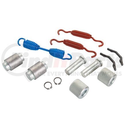 CQ65620 by HALDEX - Drum Brake Hardware Kit - For use on 12.25 in. Dexter PQ Style Brake Shoe - From May 1996