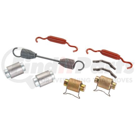 CQ65642 by HALDEX - Drum Brake Hardware Kit - For use on 15 in. Meritor "Q" Plus Front Axle Brakes, Double Web