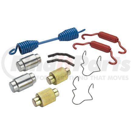 CQ66878 by HALDEX - Drum Brake Hardware Kit - For use on 16.5 in. Meritor "Q" and "Q" Plus, Dana Spicer "Fast Change"," XLII", Hendrickson Intraax® Brakes