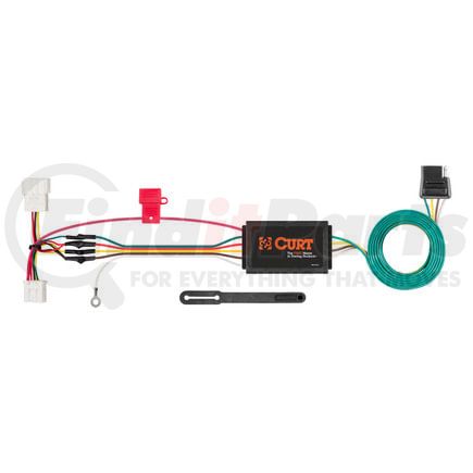 56158 by CURT MANUFACTURING - Custom Wiring Harness; 4-Way Flat Output; Select Honda CR-V