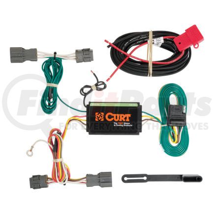 56184 by CURT MANUFACTURING - Custom Wiring; 4-Way Flat Output; Select Kia Borrego; Hyundai Santa Fe; Sport