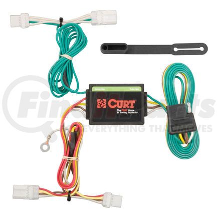 56228 by CURT MANUFACTURING - Custom Wiring Harness; 4-Way Flat Output; Select Kia Forte5