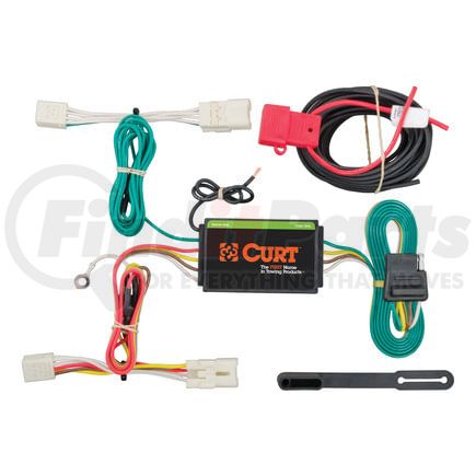 56233 by CURT MANUFACTURING - Custom Wiring Harness; 4-Way Flat Output; Select Hyundai Elantra; GT; Ioniq