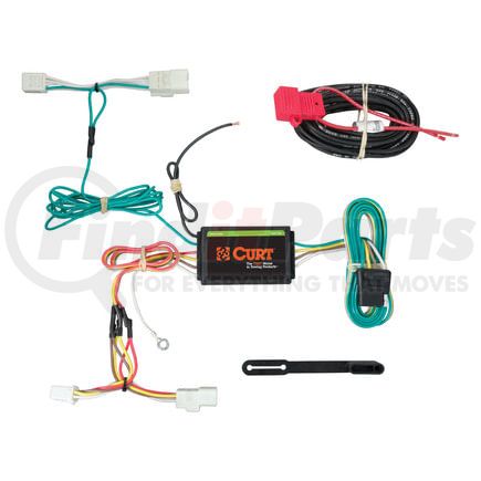 56259 by CURT MANUFACTURING - Custom Wiring Harness; 4-Way Flat Output; Select Subaru WRX