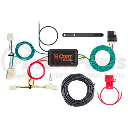 56316 by CURT MANUFACTURING - Custom Wiring Harness; 4-Way Flat Output; Select Hyundai Elantra Sedan Limited