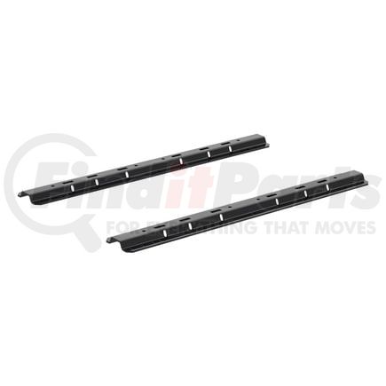 16104 by CURT MANUFACTURING - Universal 5th Wheel Base Rails; 25K (Gloss Black)