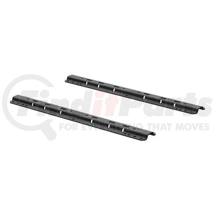 16204 by CURT MANUFACTURING - Universal 5th Wheel Base Rails; 25K (Carbide Black)