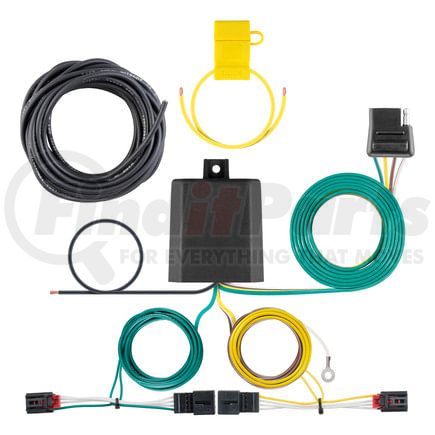 56374 by CURT MANUFACTURING - Custom Wiring Harness; 4-Way Flat Output; Select Volkswagen Golf R