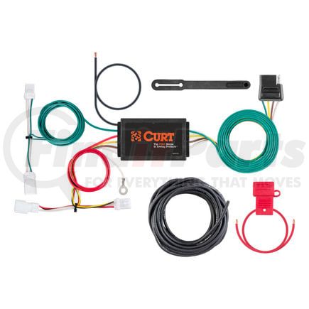 56376 by CURT MANUFACTURING - Custom Wiring Harness; 4-Way Flat Output; Select Kia Niro