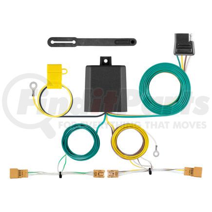 56404 by CURT MANUFACTURING - Custom Wiring Harness; 4-Way Flat Output; Select Audi Q5