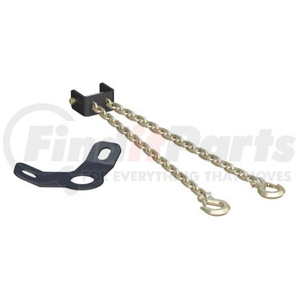 16614 by CURT MANUFACTURING - Crosswing Fifth Wheel Safety Chain Assembly