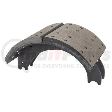 HV884726ES2R by HALDEX - Drum Brake Shoe and Lining Assembly - Rear, Relined, For Use w/ Eaton "ESII" Apps
