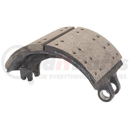 TM4728TCLR by HALDEX - Drum Brake Shoe and Lining Assembly - Rear, Relined, 1 Brake Shoe, without Hardware, for use with Transit Applications