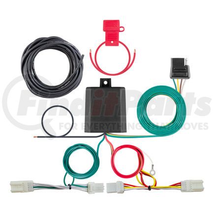 56451 by CURT MANUFACTURING - Custom Wiring Harness; 4-Way Flat Output; Select Hyundai Venue