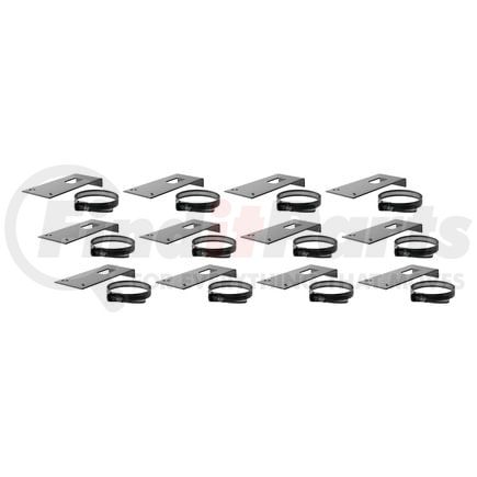 57201 by CURT MANUFACTURING - Connector Bracket Mounts for 7-Way Brackets (12-Pack)