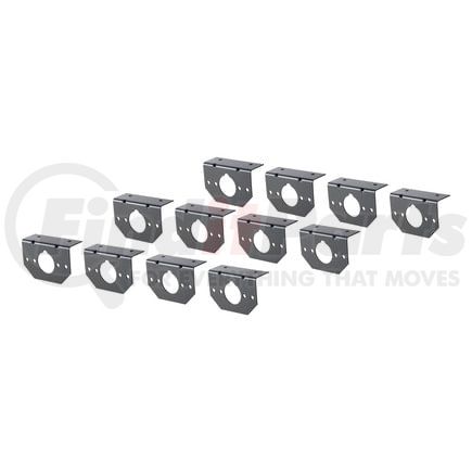 57207 by CURT MANUFACTURING - Connector Mounting Brackets for 4-Way/6-Way Round (12-Pack)