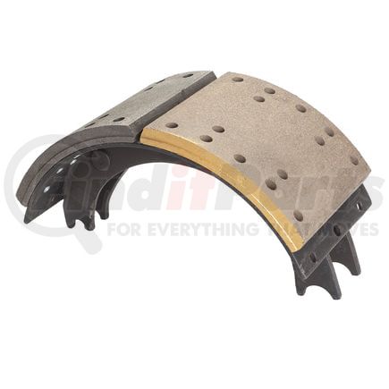 GC4311ER by HALDEX - Drum Brake Shoe and Lining Assembly - Rear, Relined, 1 Brake Shoe, without Hardware