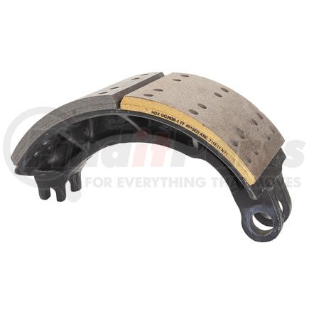 GC4515TCR by HALDEX - Drum Brake Shoe and Lining Assembly - Rear, without Hardware, for use with Meritor "P" Cast