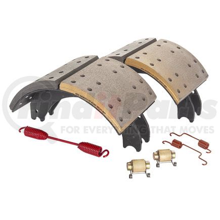 GC4726ES2G by HALDEX - Drum Brake Shoe Kit - Remanufactured, Rear, with Hardware, for Eaton "ESII" Applications