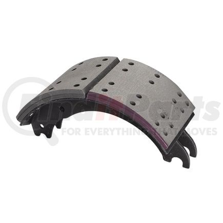 GD4515X3R by HALDEX - Drum Brake Shoe and Lining Assembly - Rear, without Hardware, for use with Fruehauf "XEM3"