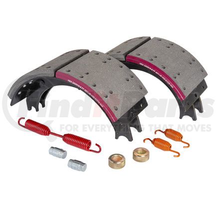 GD4311EJ by HALDEX - Drum Brake Shoe Kit - Rear, New, 2 Brake Shoes, with Hardware