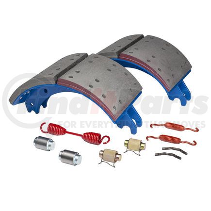 GD4711QJ by HALDEX - Drum Brake Shoe Kit - Rear, New, 2 Brake Shoes, with Hardware, for Meritor "Q" Plus Applications