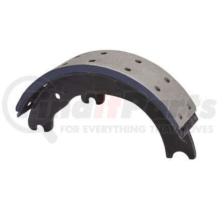 GF1443ER by HALDEX - Drum Brake Shoe and Lining Assembly - Rear, without Hardware, for use with Eaton "ES"