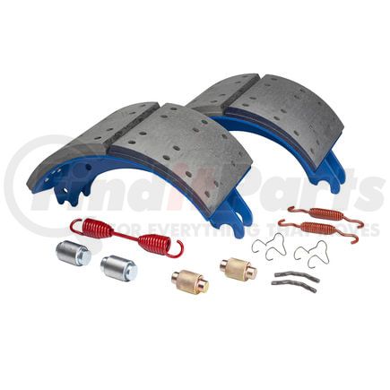 GF4711QJ by HALDEX - Drum Brake Shoe Kit - Rear, New, 2 Brake Shoes, with Hardware, for Meritor "Q" Plus