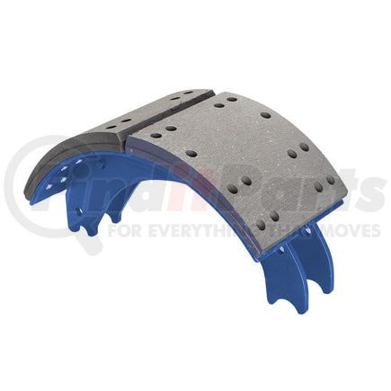 GF4709ES2N by HALDEX - Drum Brake Shoe and Lining Assembly - Rear, New, For Use w/ Eaton "ESII"