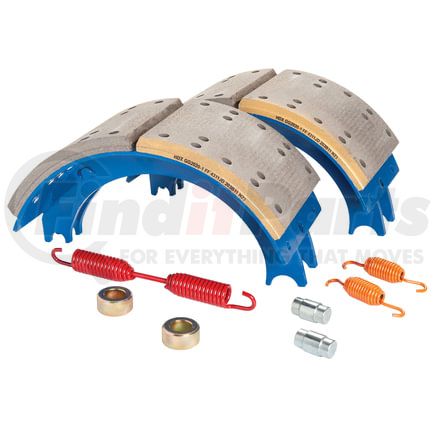 GG4311EJ by HALDEX - Drum Brake Shoe Kit - Rear, New, 2 Brake Shoes, with Hardware