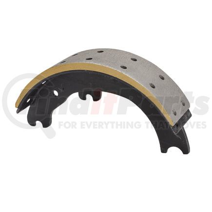 GG1443ER by HALDEX - Drum Brake Shoe and Lining Assembly - Front, Relined, 1 Brake Shoe, for use with Eaton "ES"