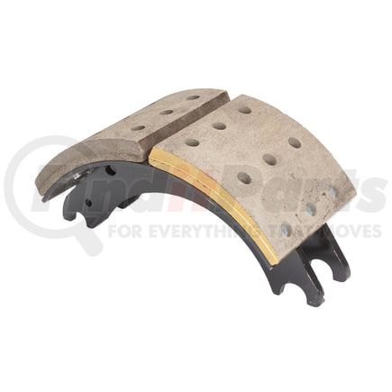 GG4536DQ2R by HALDEX - Drum Brake Shoe and Lining Assembly - Rear, Relined, 1 Brake Shoe, without Hardware