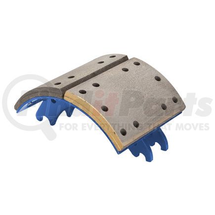 GG4692DQ2N by HALDEX - Drum Brake Shoe and Lining Assembly - Rear, New, 1 Brake Shoe, without Hardware, for use with Dana 2nd Generation Applications