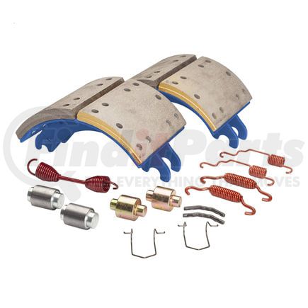 GG4692HXJ by HALDEX - Drum Brake Shoe Kit - Rear, New, 2 Brake Shoes, with Hardware