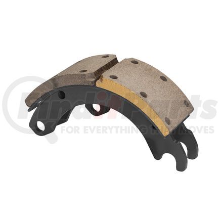 GG4700DXQR by HALDEX - Drum Brake Shoe and Lining Assembly - Rear, without Hardware, for use with Dexter (PQ) Style